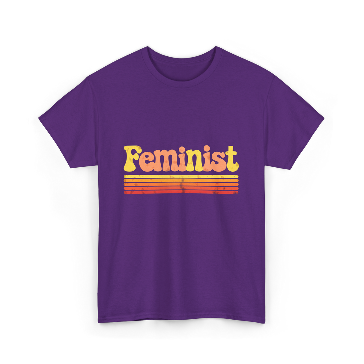 Feminist Retro Feminism Equality T-Shirt - Purple