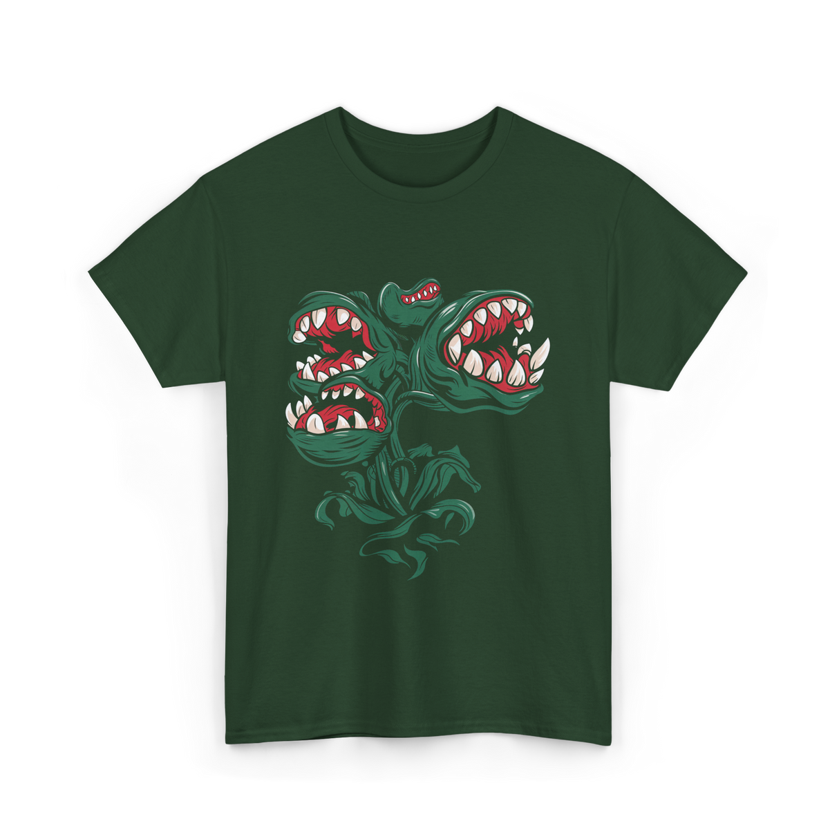 Carnivorous Plants T-Shirt - Forest Green