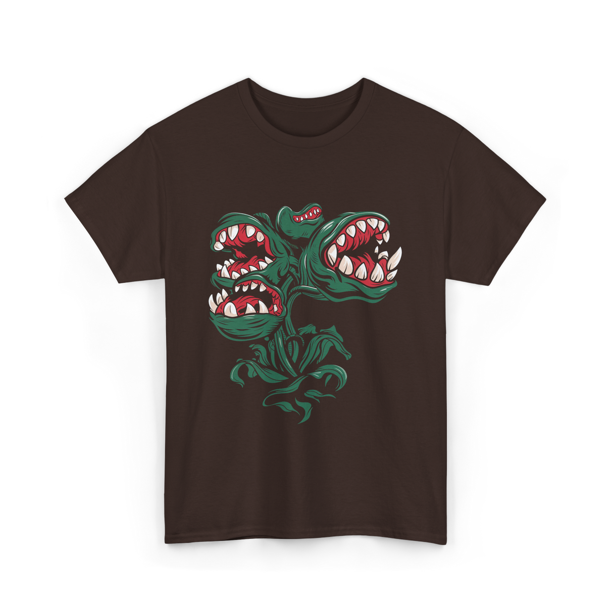 Carnivorous Plants T-Shirt - Dark Chocolate