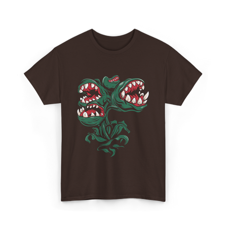 Carnivorous Plants T-Shirt - Dark Chocolate