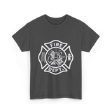 Fire Dept Firefighter Gear T-Shirt - Dark Heather