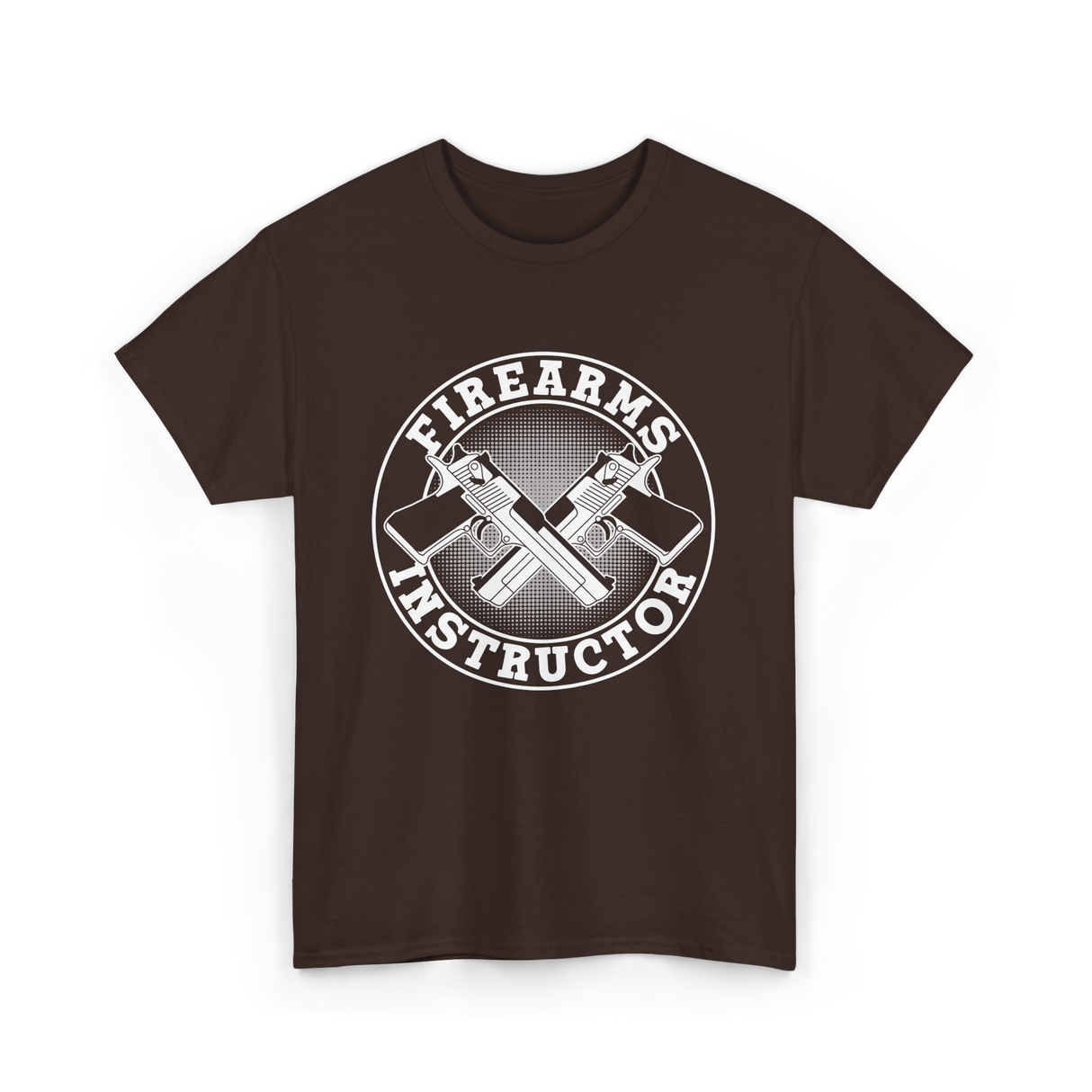 Firearms Instructor Instructor Training T-Shirt - Dark Chocolate