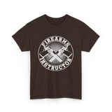 Firearms Instructor Instructor Training T-Shirt - Dark Chocolate