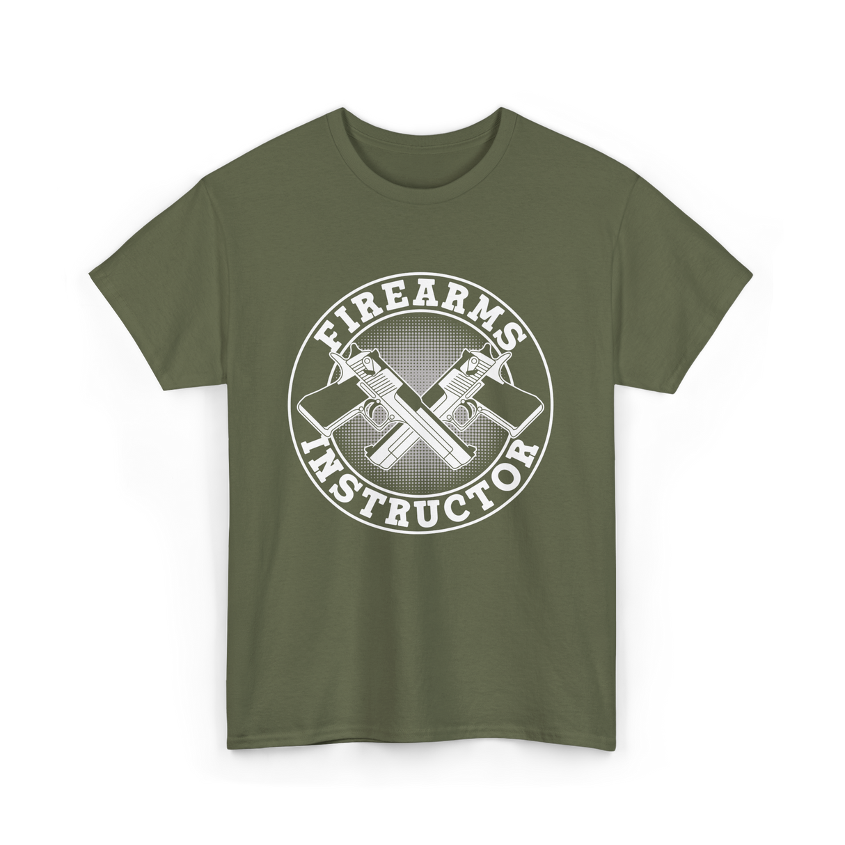 Firearms Instructor Instructor Training T-Shirt - Military Green