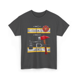 Firefighter Tools Firefighter Axe T-Shirt - Dark Heather