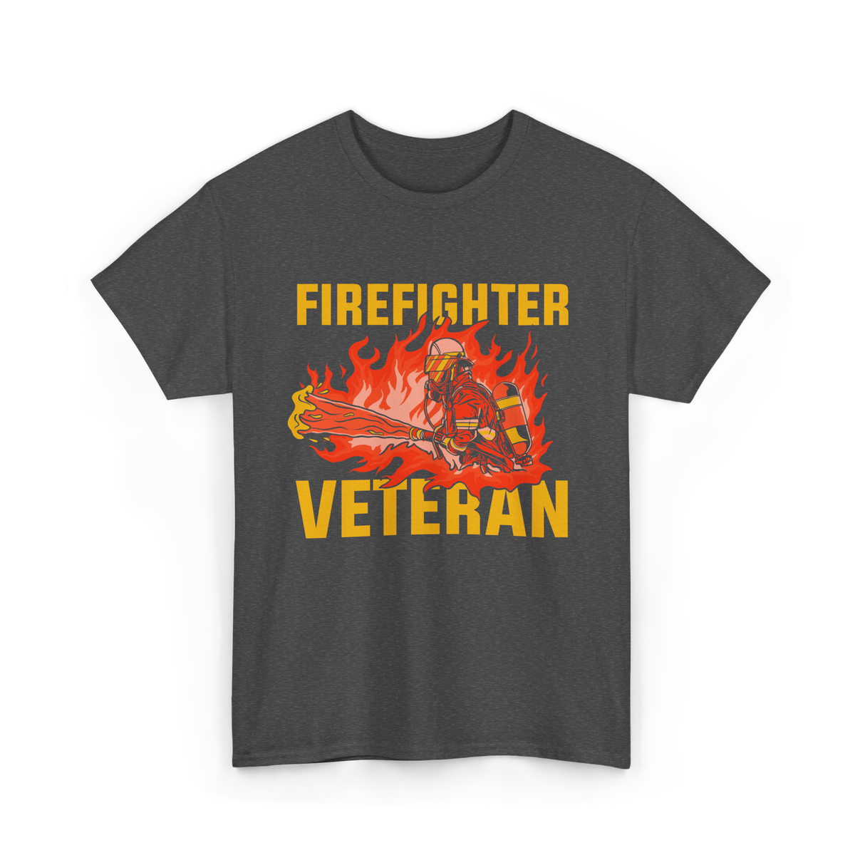 Firefighter Veteran Firefighter Veteran T-Shirt - Dark Heather