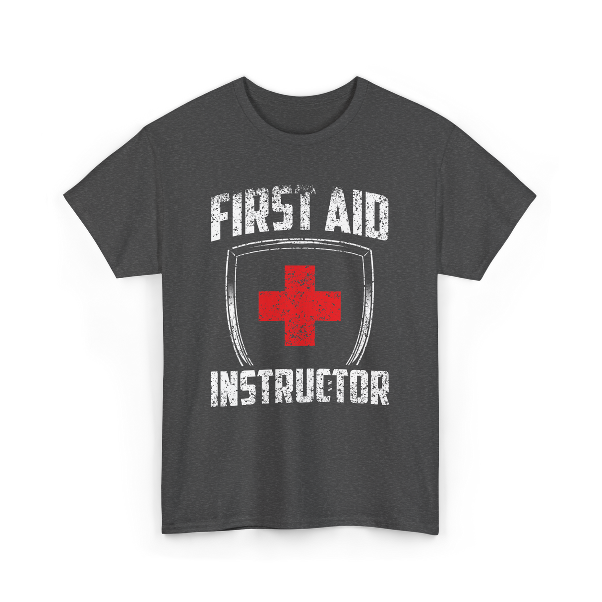 First Aid Instructor First Aid Training T-Shirt - Dark Heather