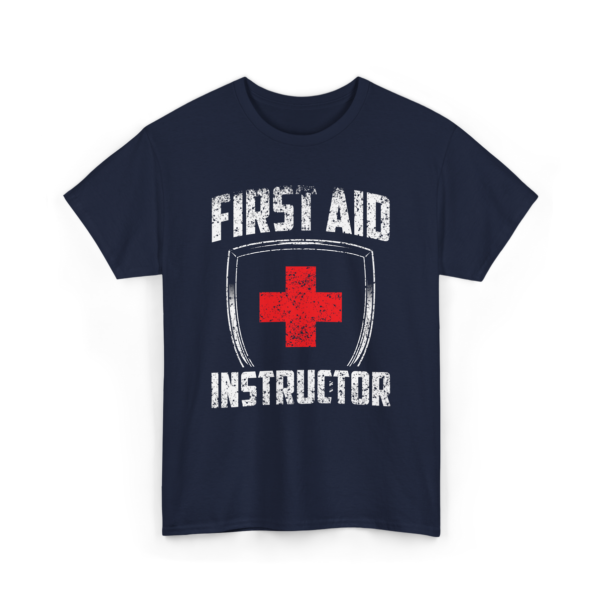 First Aid Instructor First Aid Training T-Shirt - Navy