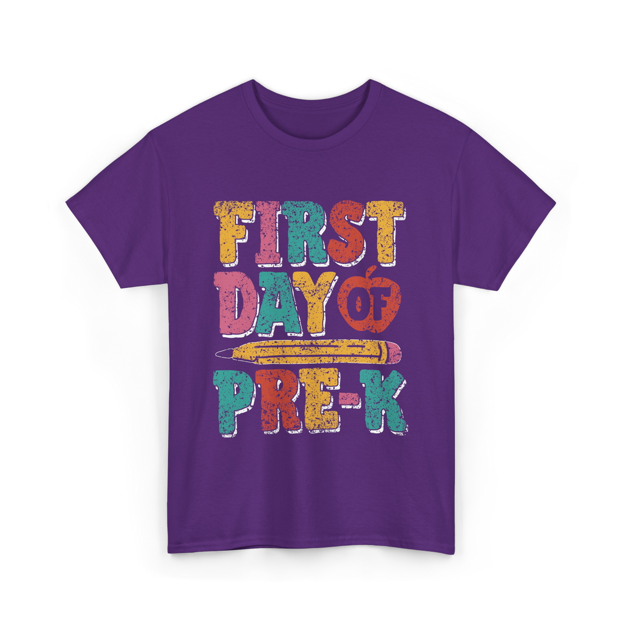 First Day of Pre K Kids Pre K T-Shirt - Purple