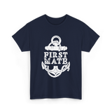 First Mate Anchor Nautical T-Shirt - Navy