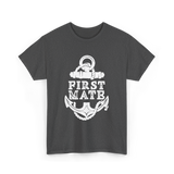 First Mate Anchor Nautical T-Shirt - Dark Heather