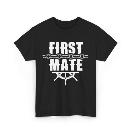 First Mate Nautical Ship T-Shirt - Black