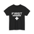 First Responder Medical Emergency Aid T-Shirt - Black