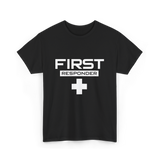 First Responder Medical Emergency Aid T-Shirt - Black