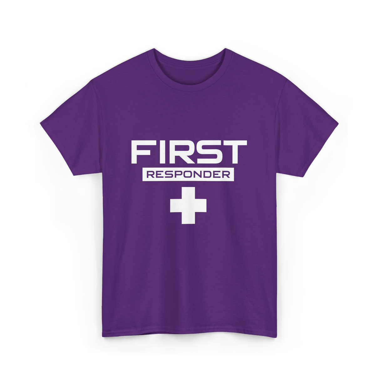 First Responder Medical Emergency Aid T-Shirt - Purple