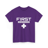 First Responder Medical Emergency Aid T-Shirt - Purple