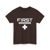 First Responder Medical Emergency Aid T-Shirt - Dark Chocolate