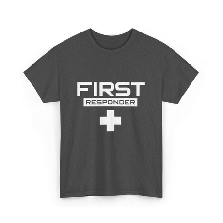 First Responder Medical Emergency Aid T-Shirt - Dark Heather