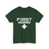 First Responder Medical Emergency Aid T-Shirt - Forest Green