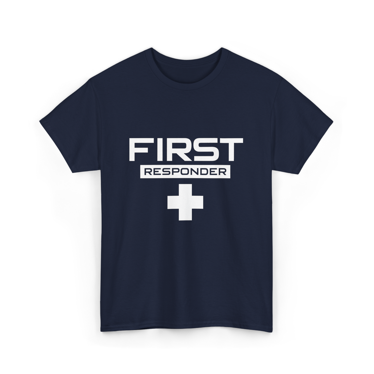 First Responder Medical Emergency Aid T-Shirt - Navy