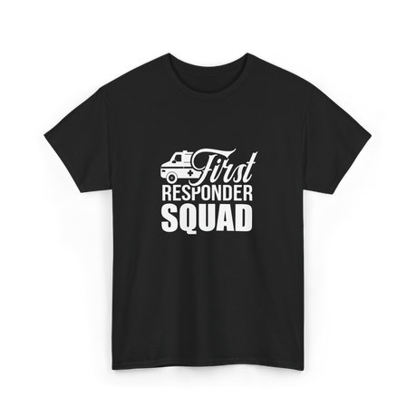 First Responder Squad Emergency T-Shirt - Black