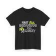 First Shenanigans Then Malarkey Irish Pride T-Shirt - Black