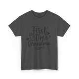 First Time Grandma Pregnancy Grandma T-Shirt - Dark Heather