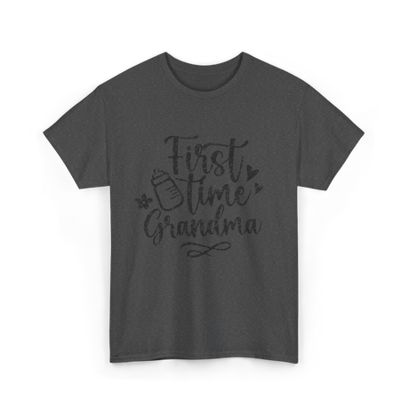 First Time Grandma Pregnancy Grandma T-Shirt - Dark Heather