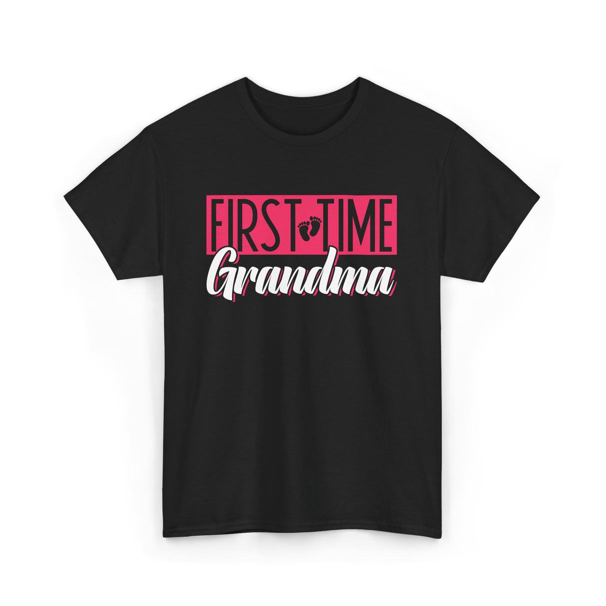 First Time Grandma T-Shirt - Black