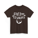 First Time Grandma T-Shirt - Dark Chocolate