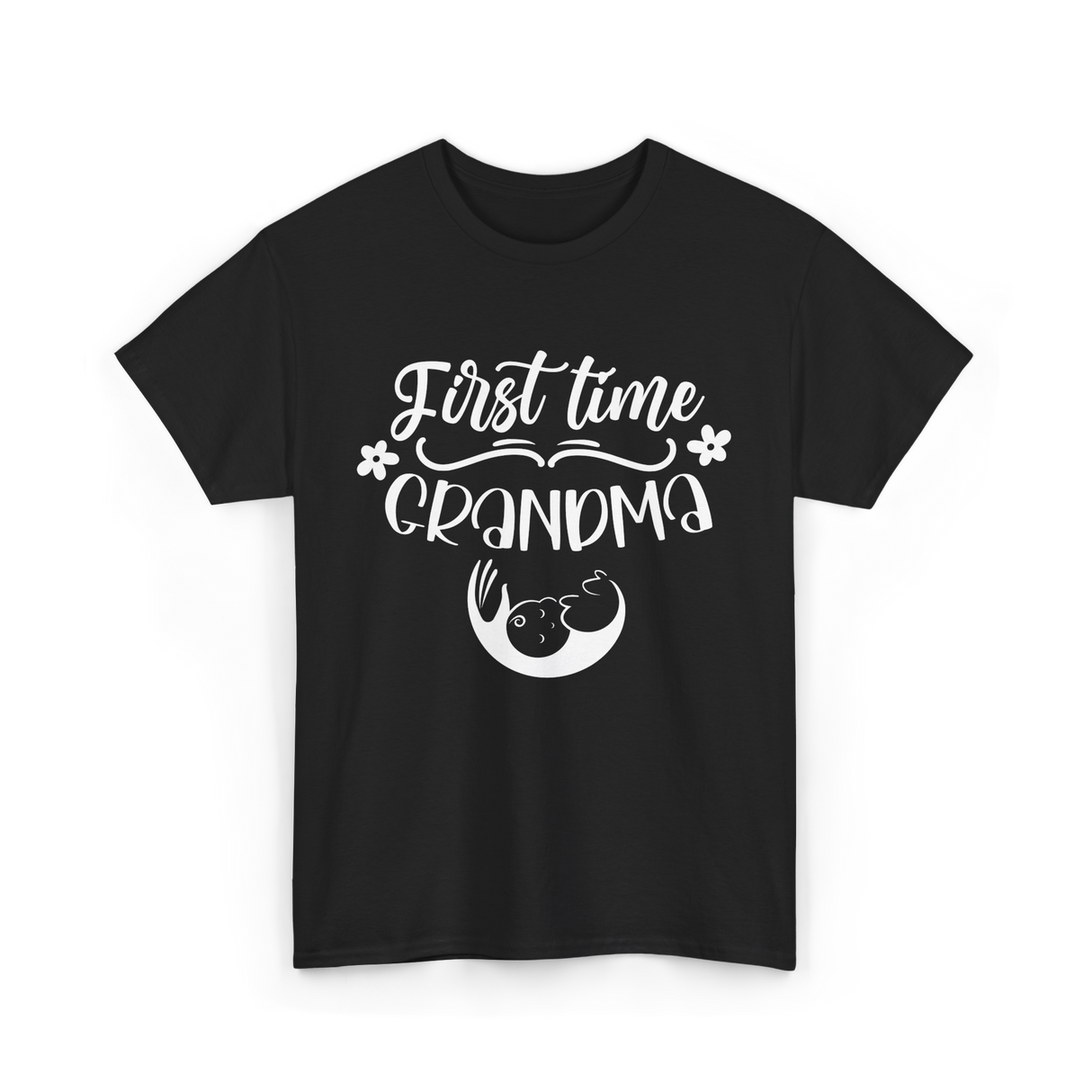 First Time Grandma T-Shirt - Black