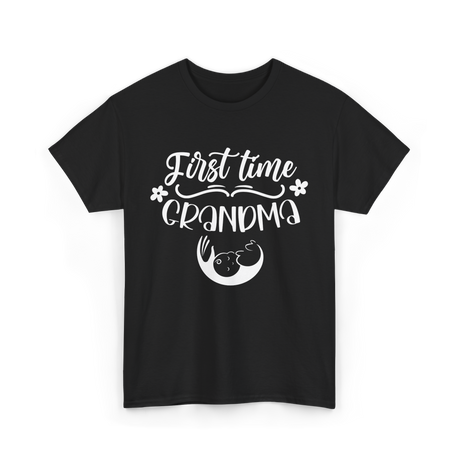 First Time Grandma T-Shirt - Black