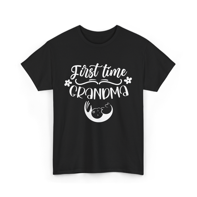 First Time Grandma T-Shirt - Black