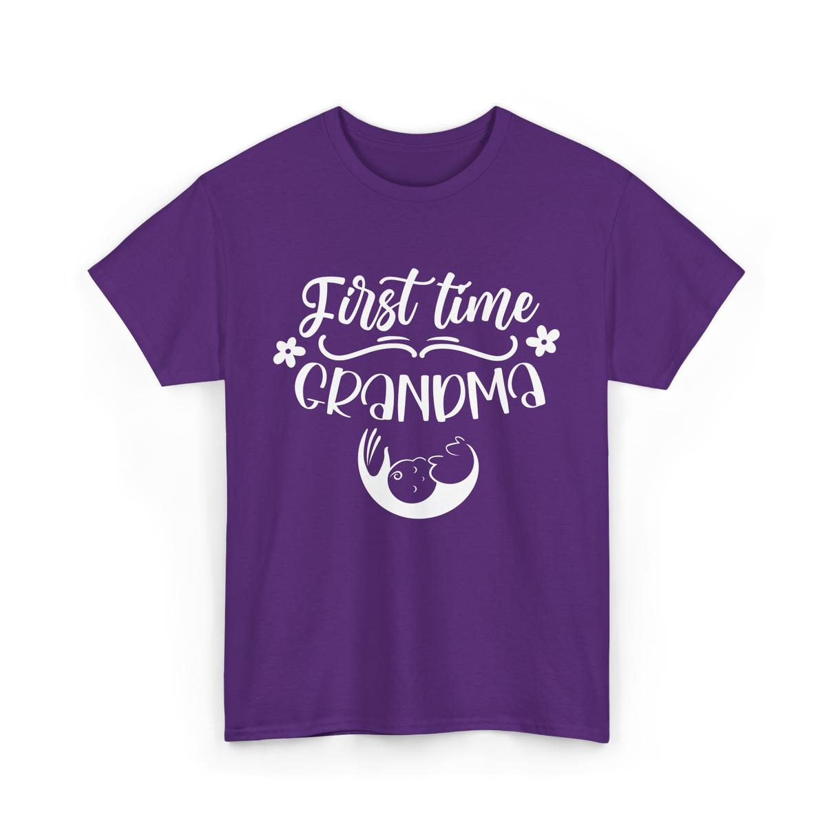 First Time Grandma T-Shirt - Purple