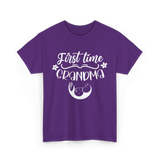 First Time Grandma T-Shirt - Purple