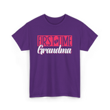 First Time Grandma T-Shirt - Purple