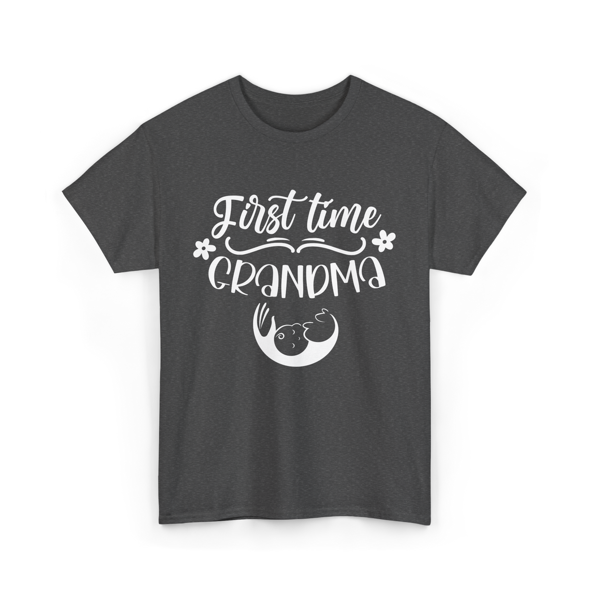 First Time Grandma T-Shirt - Dark Heather