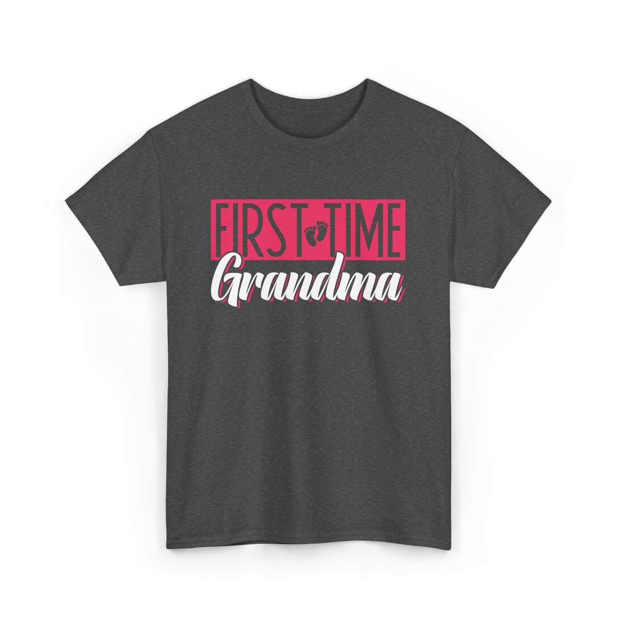 First Time Grandma T-Shirt - Dark Heather