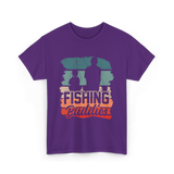 Fishing Buddies Fisherman Angler T-Shirt - Purple