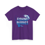 Fishing Buddies Fisherman Buddy T-Shirt - Purple