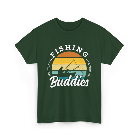 Fishing Buddies Fishing Buddy Fisher T-Shirt - Forest Green