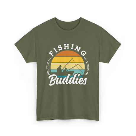 Fishing Buddies Fishing Buddy Fisher T-Shirt - Military Green