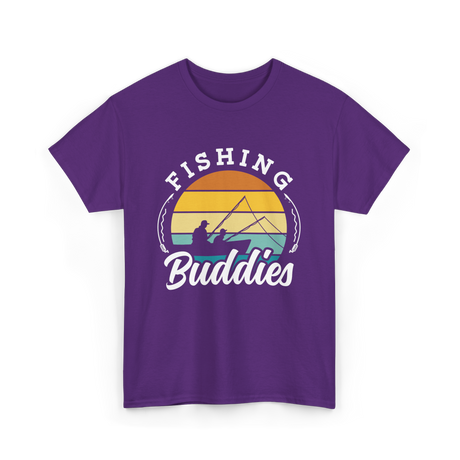 Fishing Buddies Fishing Buddy Fisher T-Shirt - Purple