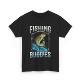 Fishing Buddies Fishing T-Shirt - Black