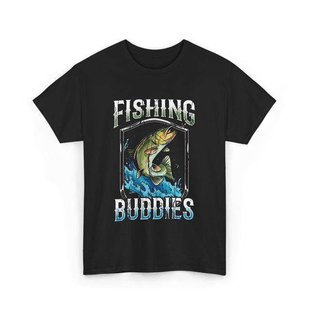 Fishing Buddies Fishing T-Shirt - Black