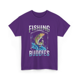 Fishing Buddies Fishing T-Shirt - Purple