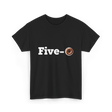 Five O Donut Police T-Shirt - Black