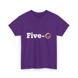 Five O Donut Police T-Shirt - Purple