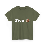 Five O Donut Police T-Shirt - Military Green