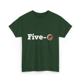 Five O Donut Police T-Shirt - Forest Green